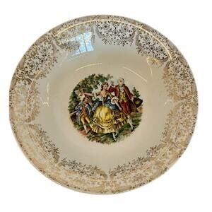 Empire China Co. 8.5 in Serving‎ Bowl | Royal Garden Scene
